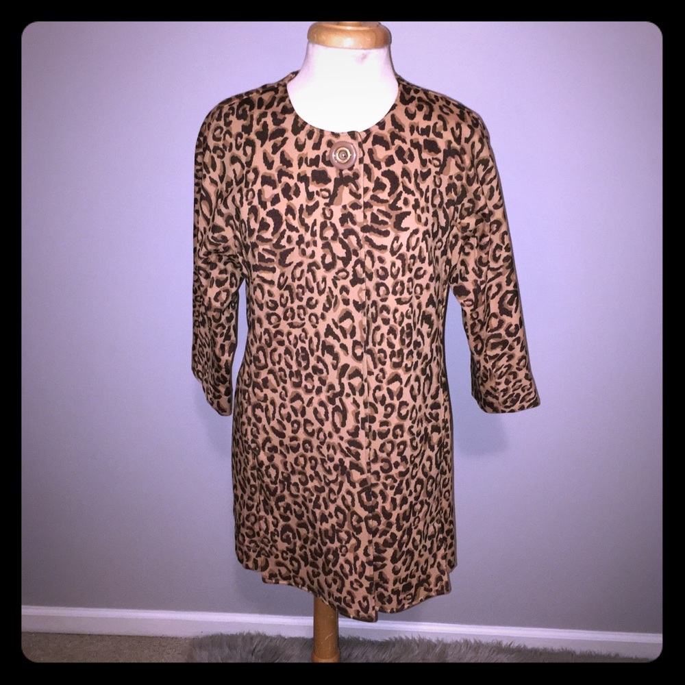 Cabi Leopard Estate Jacket
